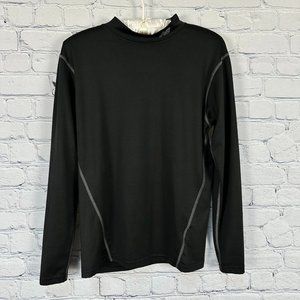 New‎ Balance Men's Mock Neck Lightning Dry Compression Shirt, Size Large, Black